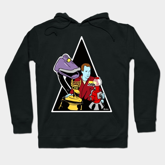 Mystery Science Theater 3000 Hoodie by RevArt